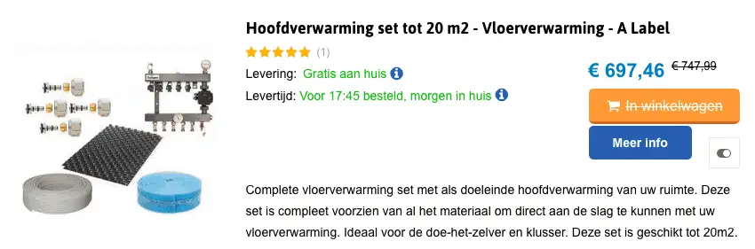 vloerverwarming