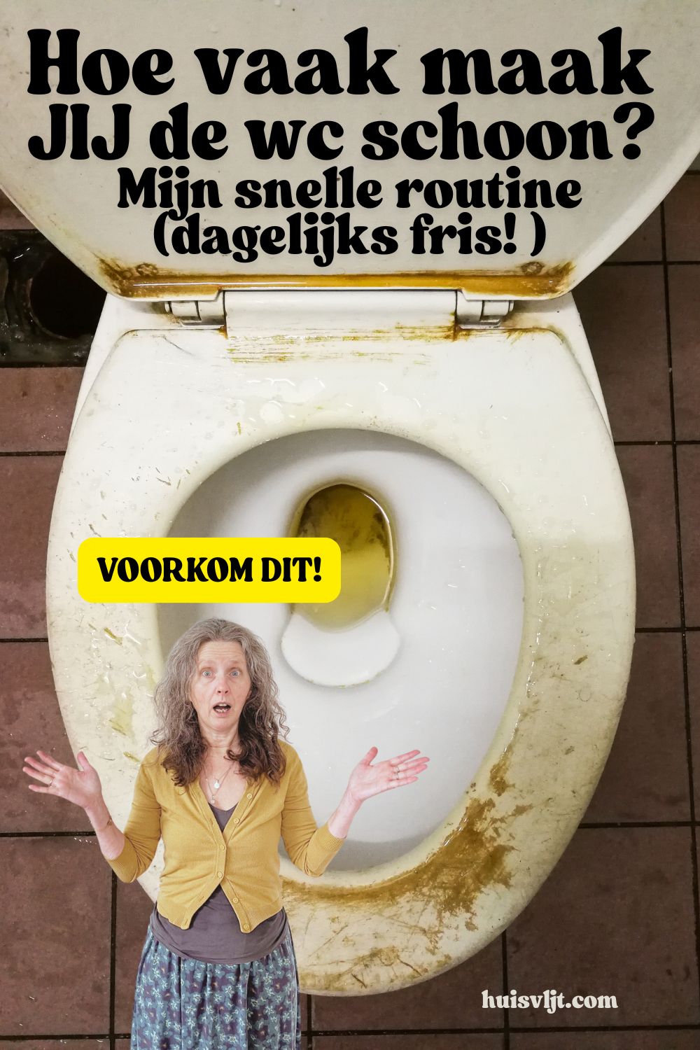 toiletpot schoonmaken
