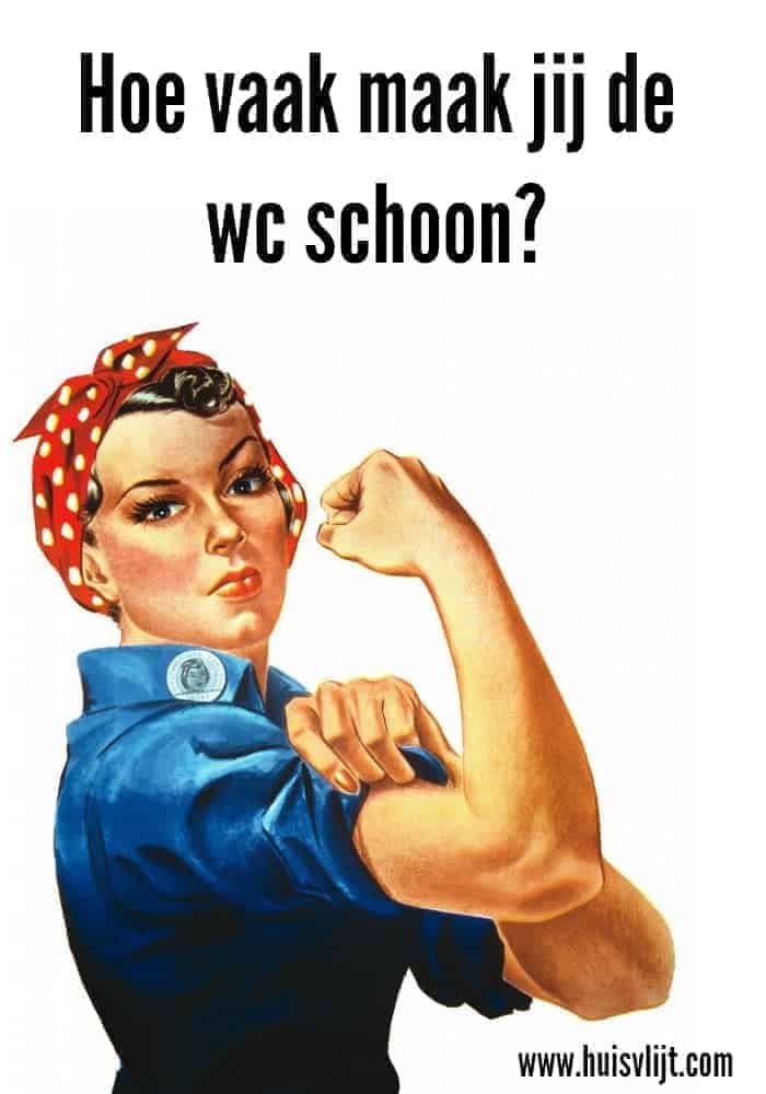 Hoe vaak maak jij de wc schoon? Huisvlijt