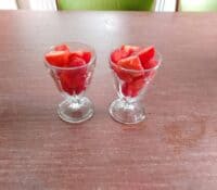 Moeder met de fruithap