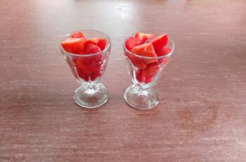 Moeder met de fruithap