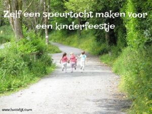 speurtocht maken kinderfeestje