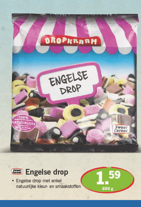 Engels drop per soort verpakt: nieuw + tips! 6 engelse drop lidl