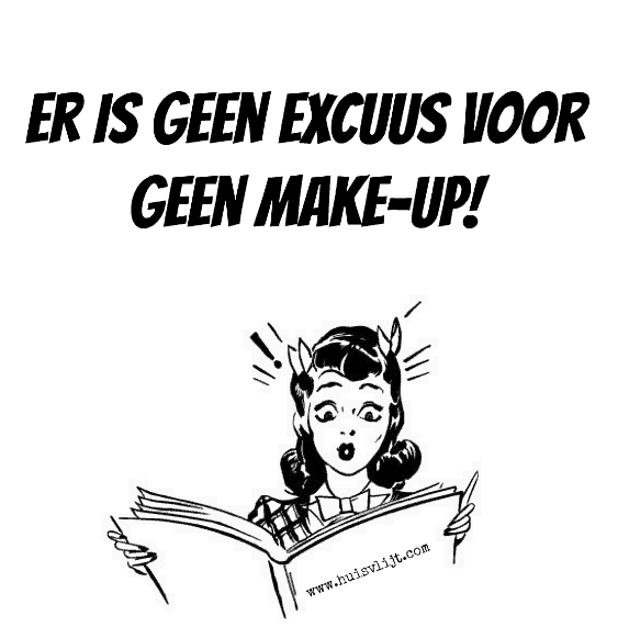 Geen make-up: stom?