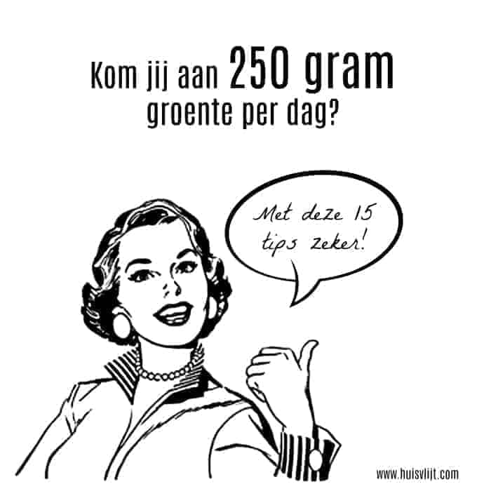 meer groente eten