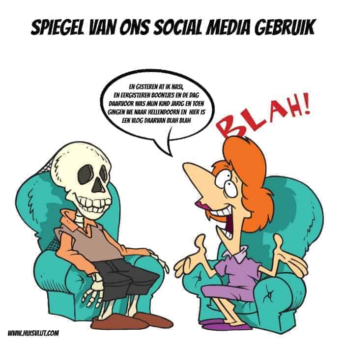 Spiegel van ons social media gebruik