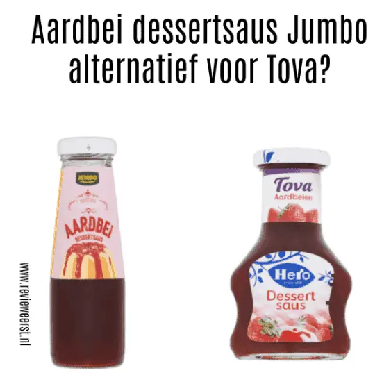 Jumbo aardbei dessertsaus