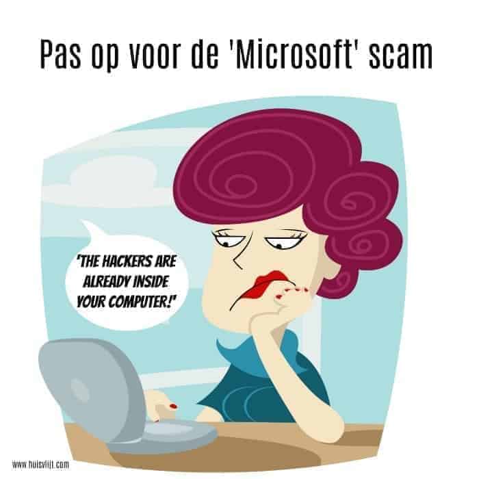 Raar telefoontje van Microsoft?