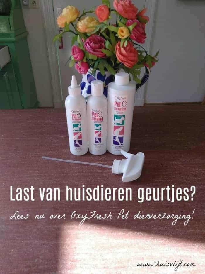Hondengeur verwijderen en huisdierverzorging met OxyFresh
