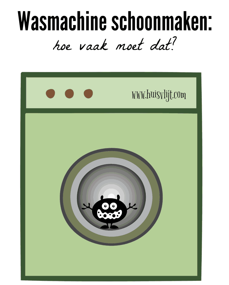 wasmachine schoonmaken