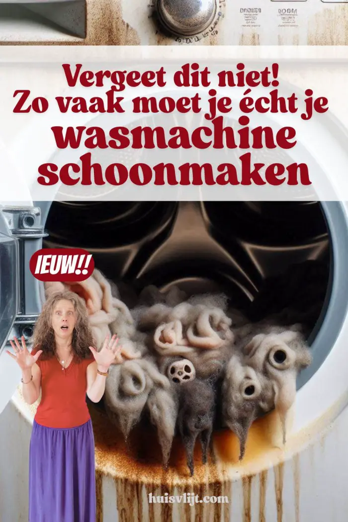 wasmachine schoonmaken