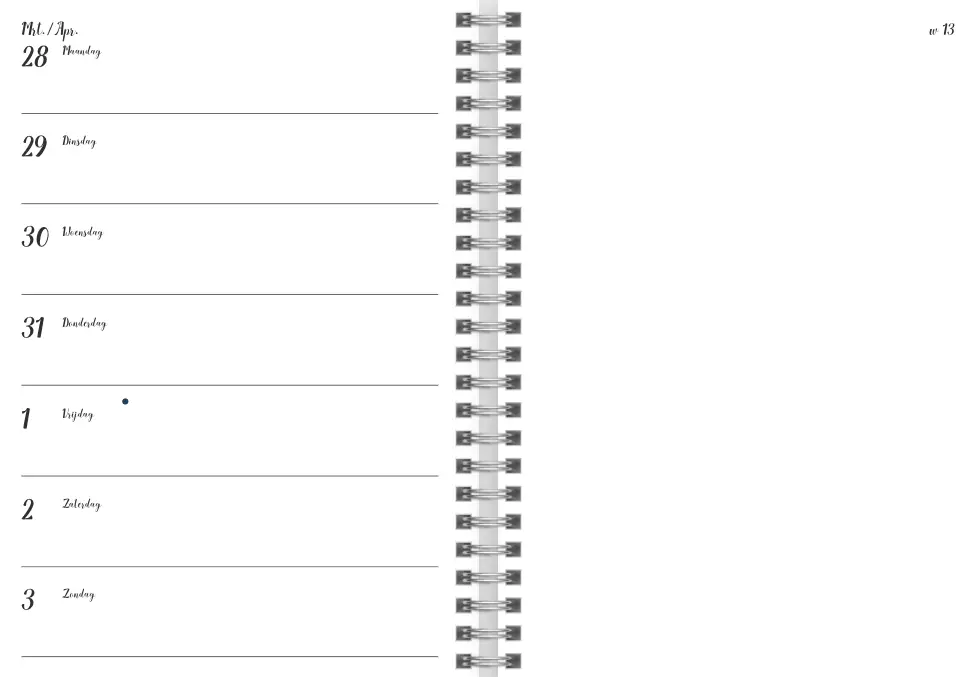 Personal planner: zelf je agenda maken. Zie de mijne! Update 2022 13 Screenshot 2022 03 11 at 13.17.10