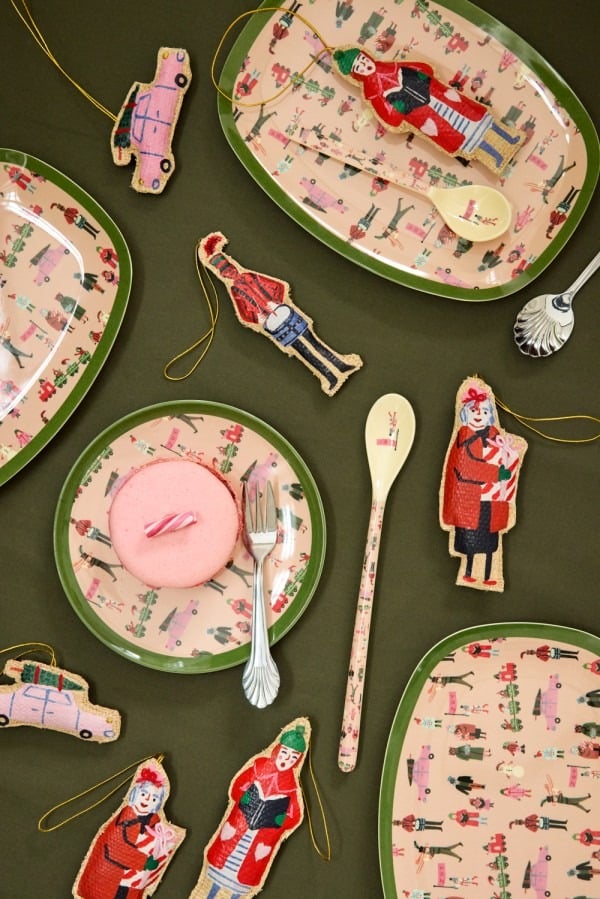 kerstdecoratie tafel 