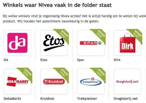 producten in de aanbieding