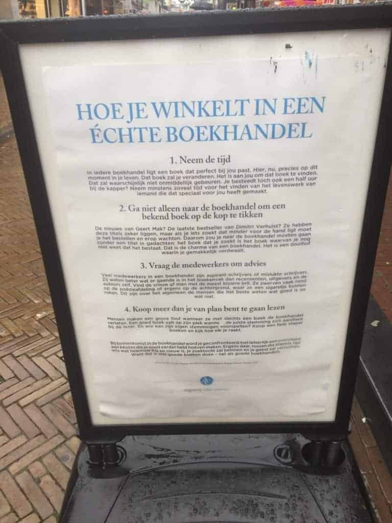 Hoe je winkelt in een échte boekhandel