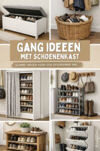 gang ideeen met schoenenkast