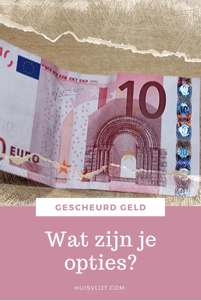 Gescheurd geld: wat zijn je opties?