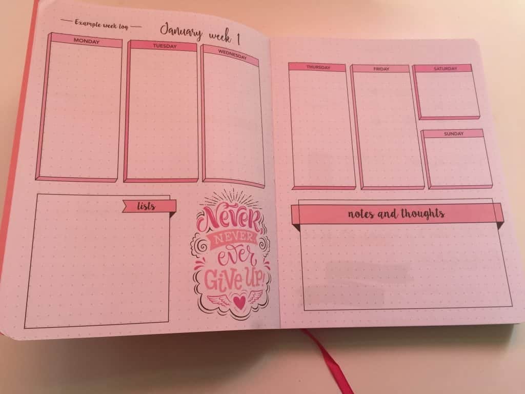 my bullet journal action