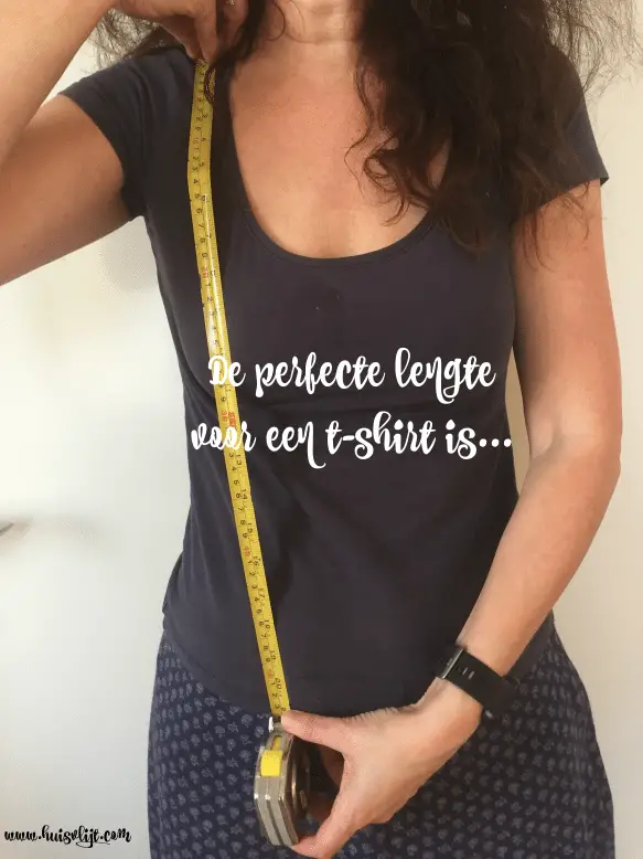 T-shirt: de perfecte lengte is...