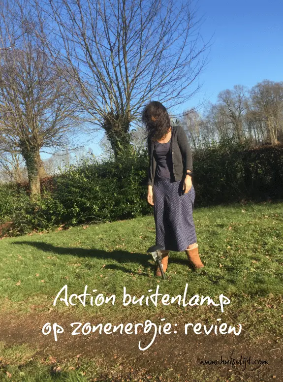 Solar buitenlamp van de Action review 1 buitenlamp action