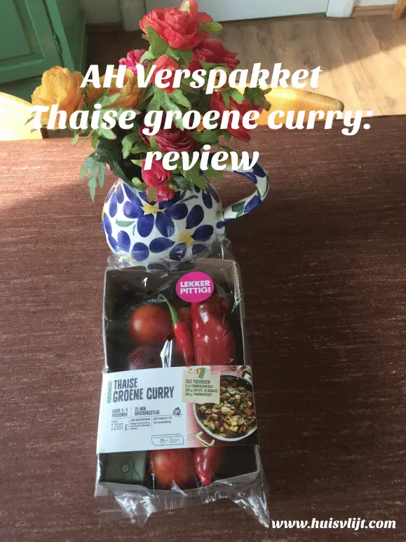 AH Verspakket Thaise groene curry: review
