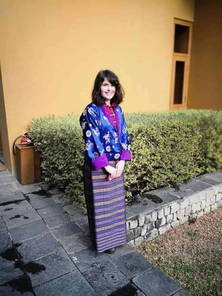 dochter in Bhutan