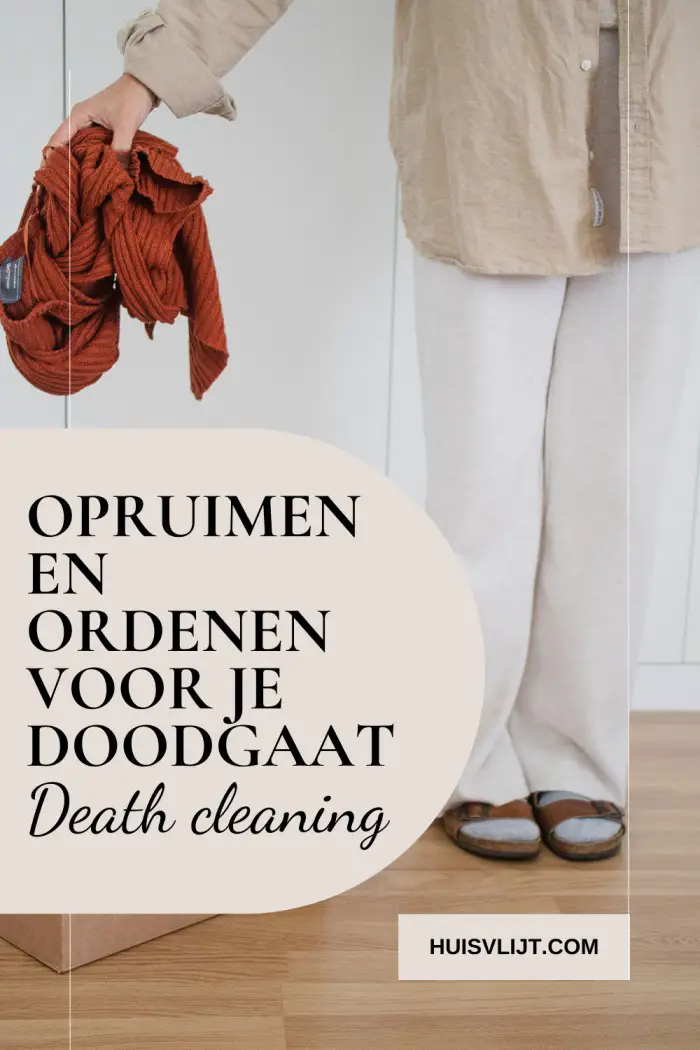 opruimen voordat je doodgaat