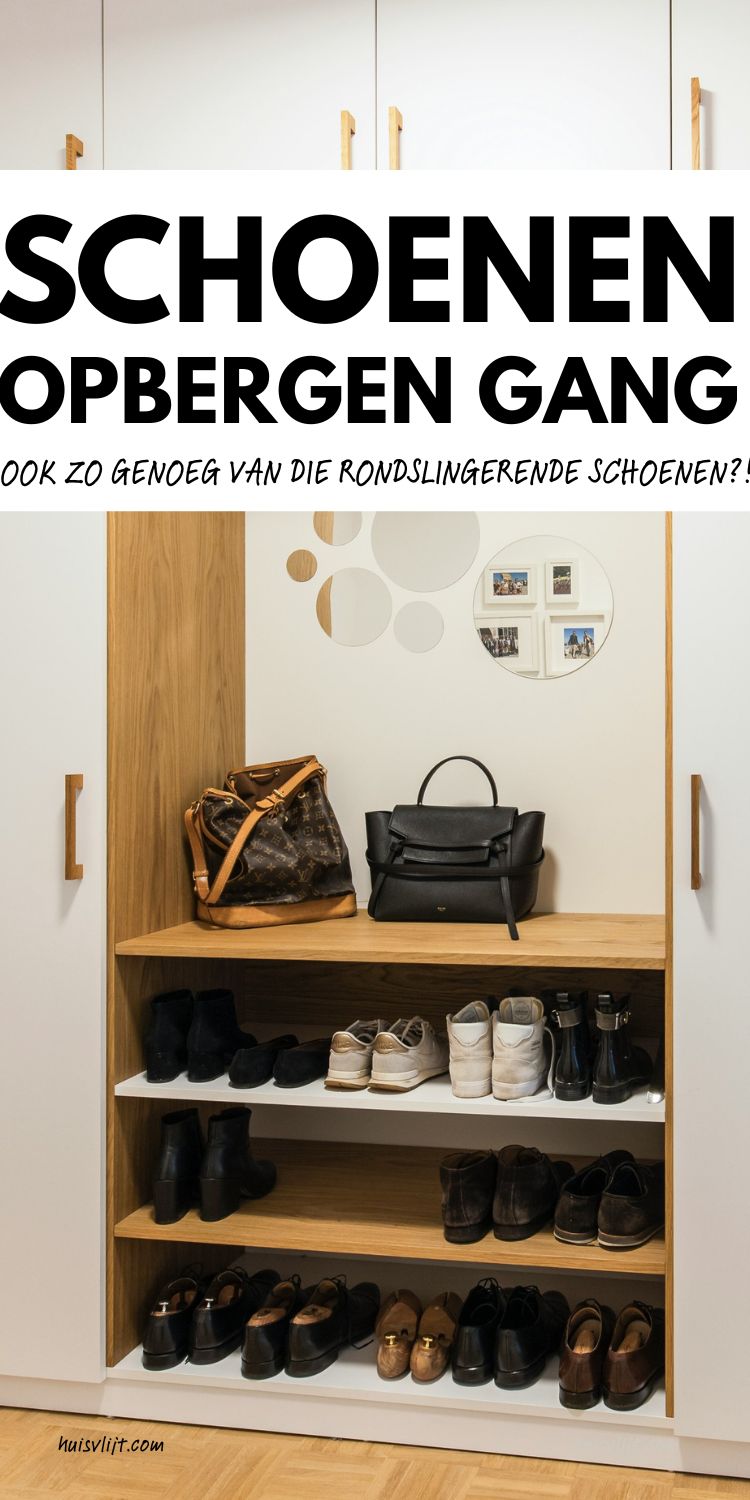 schoenen opbergen gang