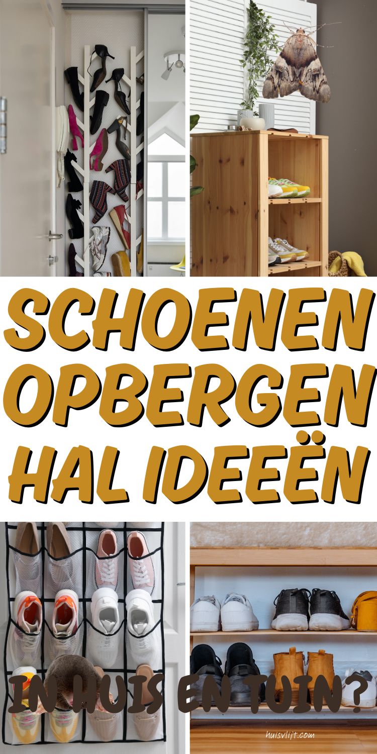 schoenen opbergen hal ideeen