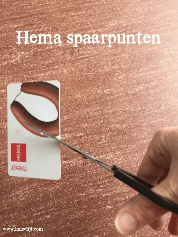 Hema spaarpunten. Tsja…
