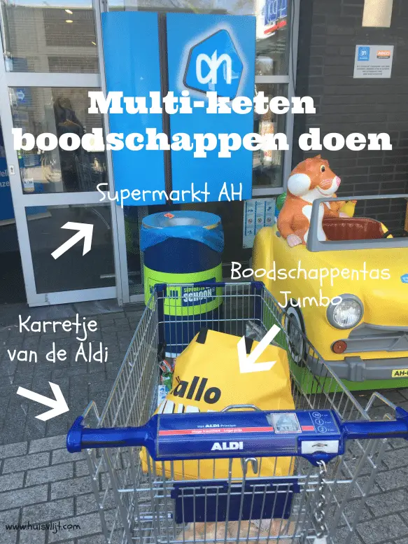 Mag je met het karretje van de Aldi naar de AH?