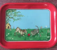Vintage dienblaadje