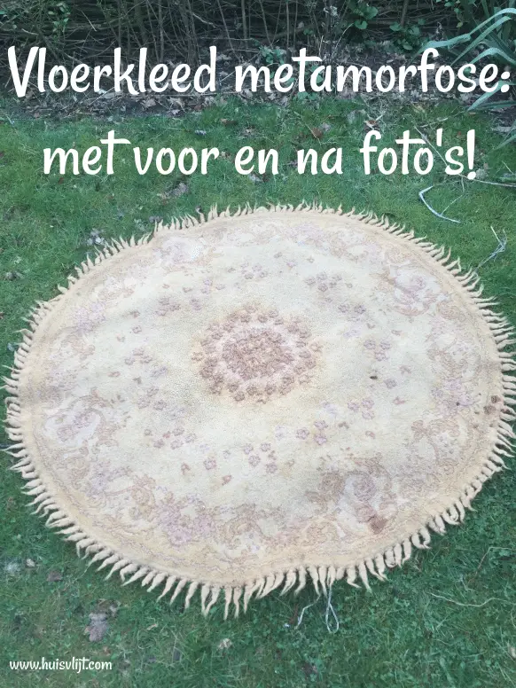 Vloerkleed metamorfose: met voor en na foto's!