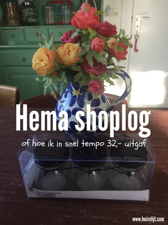 Shoplog Hema, of hoe ik er 32,- doorheen joeg in 10 minuten