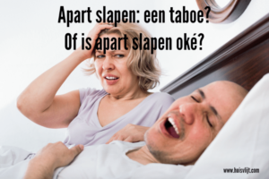 apart slapen