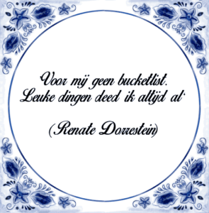 geen bucket list