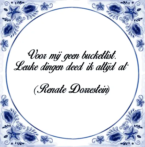 geen bucket list