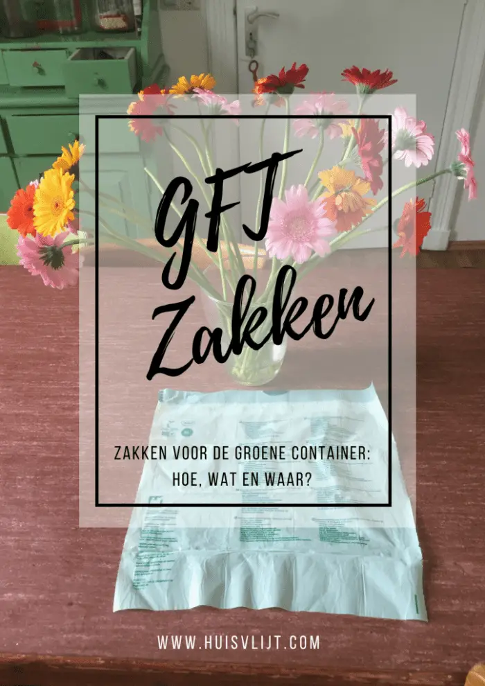 Zakken groene container