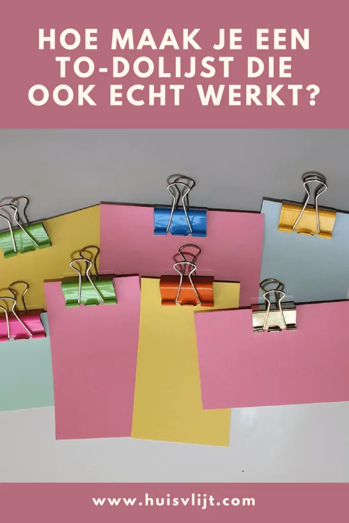 to-do lijst die ook echt werkt