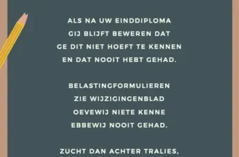 Proefwerkweek: ‘Oevewij niete kenne,  Ebbewij nooit gehad’