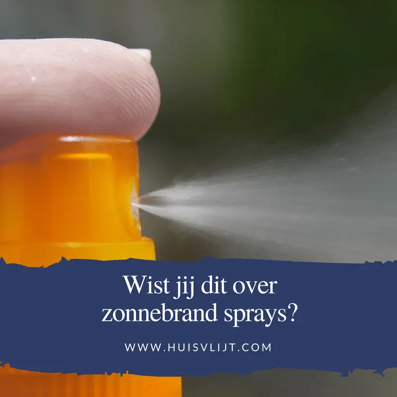 spuit zonnebrand