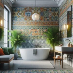 portugese tegels badkamer