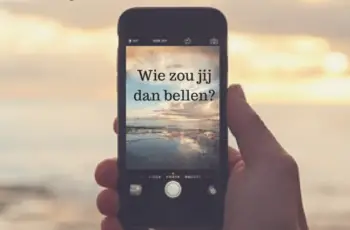Even mama bellen.