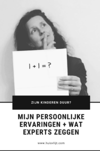 Zijn kinderen duur?