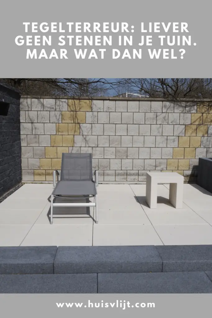 alternatief voor stenen tuin