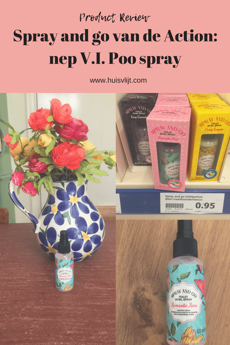 Spray and go van de Action: nep V.I. Poo spray