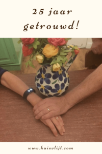 25 jaar getrouwd