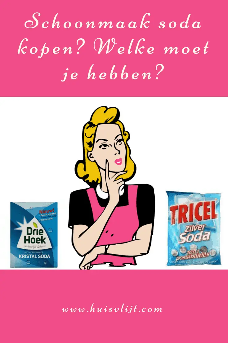 Pijlpunt Zonder hoofd Wiegen Schoonmaak soda kopen? Welke van de 4 moet je hebben? - Huisvlijt