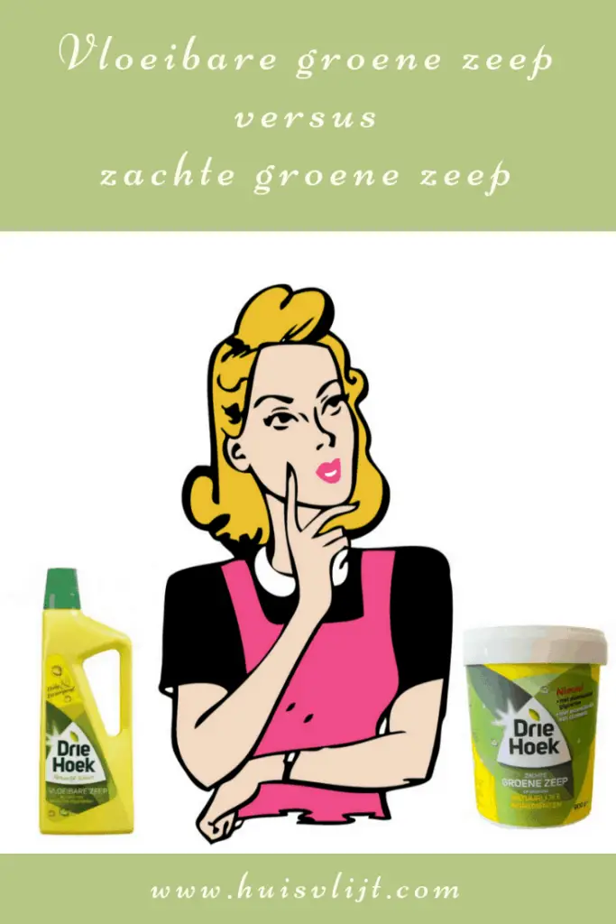 vloeibare groene zeep versus zachte groene zeep