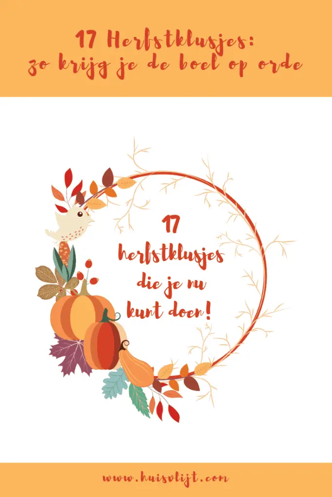 herfst klusjes